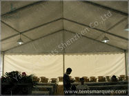 Activities Held in the White Fabric Roof Event Tent Preventing from Strong Sun