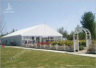 Gorgeous Transparent Glass Outdoor Party Tents , 850g/Sqm PVC Fabric 20x30 Tent
